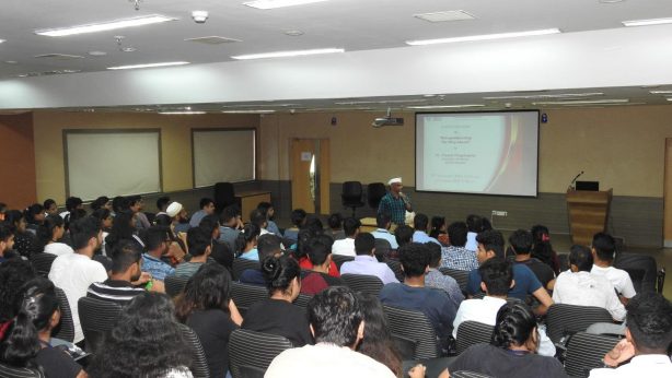 Dr. Prasad Teegalapally (Associate Professor, NITIE Mumbai) guest lecturer for Entrepreneurship - The Way Ahead